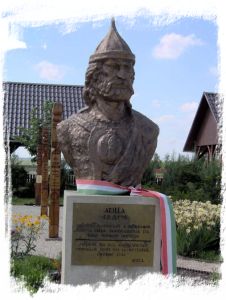 Borstbeeld van Attila