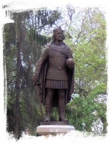 Standbeeld van Istvan in Kiskunfelegyhaza
