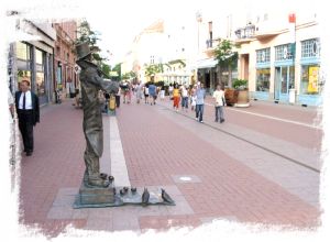 Straat in Szeged