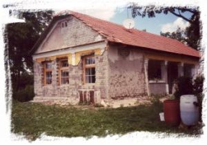 Huis voor de renovatie
